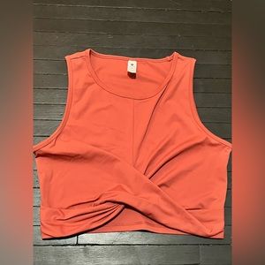 🎄 Foldover Workout Top